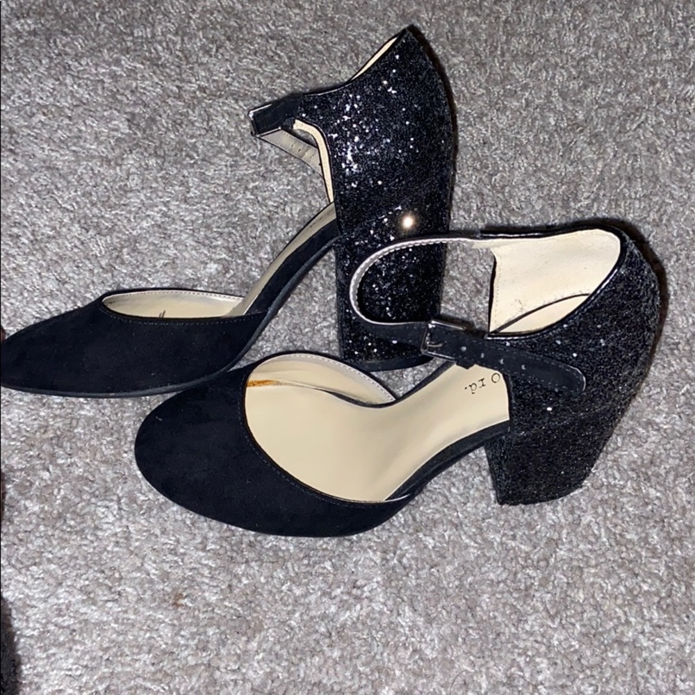 Glittery heels